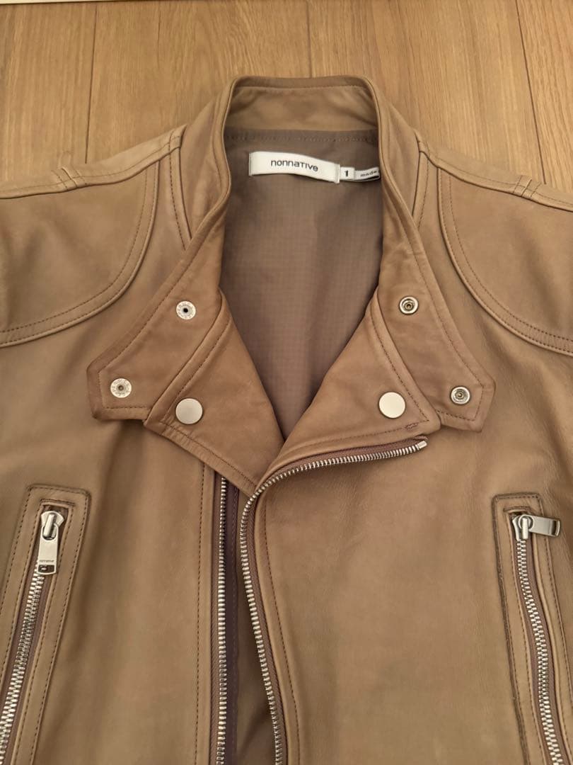 ノンネイティブ ライダースジャケットbiker cow blouson 1