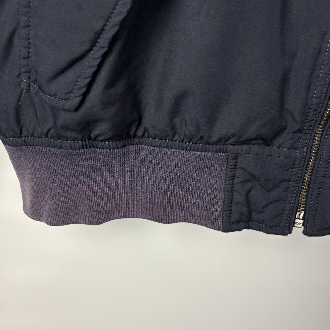 ポロラルフローレン　スイングトップ　ネイビー紺色　刺繍ロゴ　ナイロン　スウィング