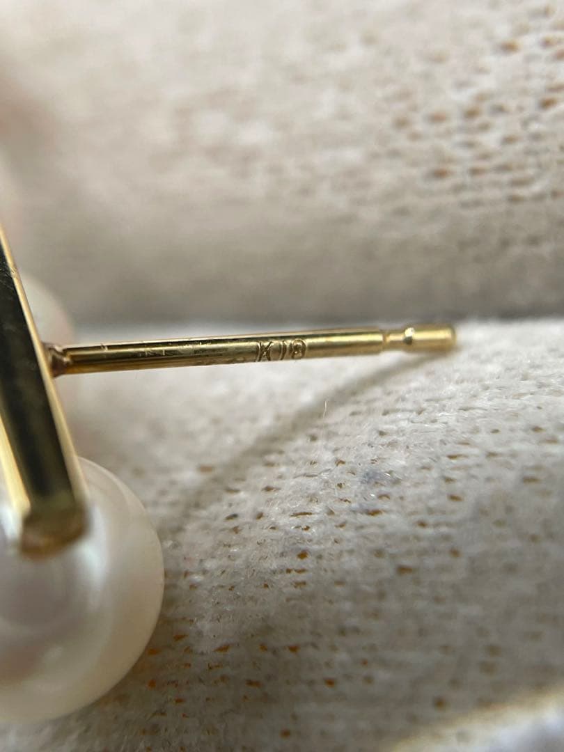 専用JA169★高級 あこや真珠3.8mm〜5.6mm K18 ピアス 鑑別付