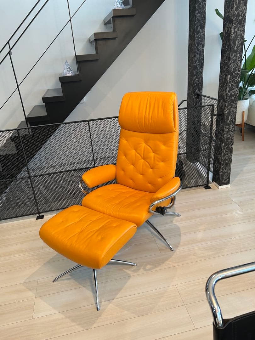 ストレスレス®チェア ストレスレス®メトロ スター ハイバック オットマン付