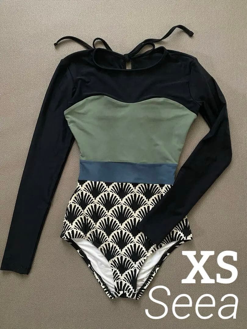 【seea】hermosaラッシュガードワンピース水着