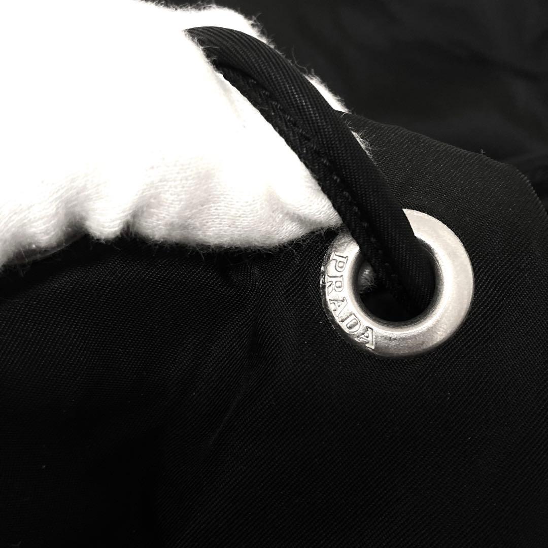 美品　PRADA プラダ　リュック　バックパック　ナイロン　黒　ブラック　A4