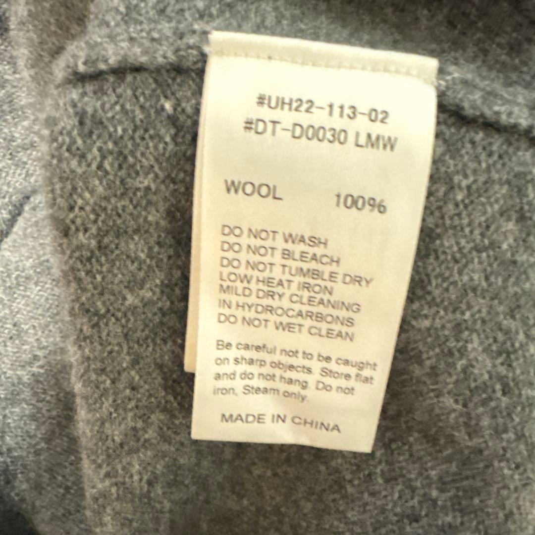 DANTON ダントン　ラムウール　Vネックニットカーディガン　男女兼用