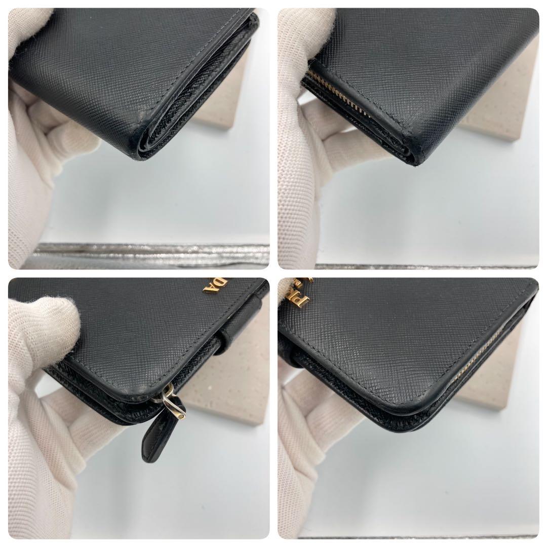 ！新品同然！　ポールスミス　折り財布　サフィアーノ　ファスナー　40A