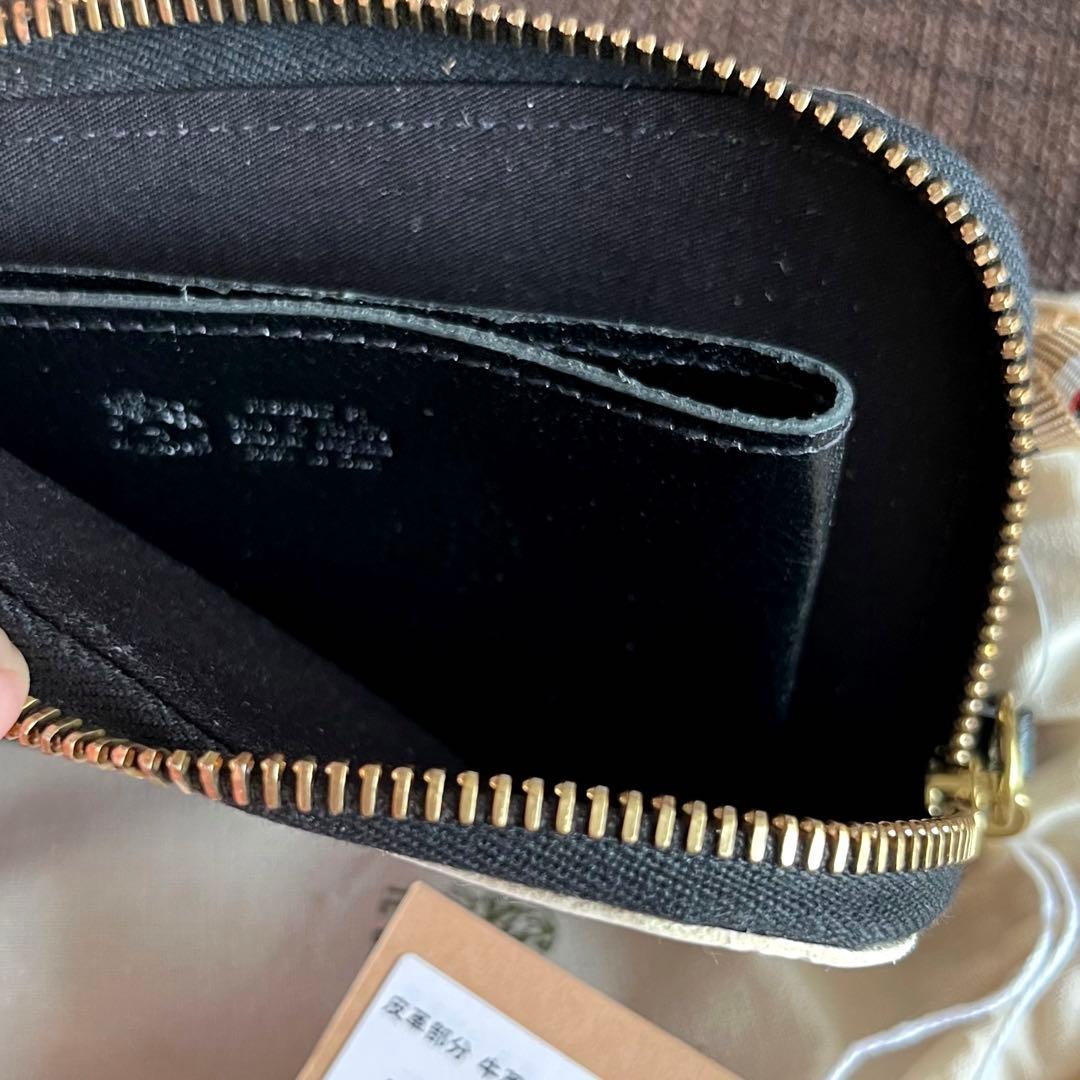 イルビゾンテ　シティウエスタン　ミニ財布　L字　ケース　パッチワーク　黒