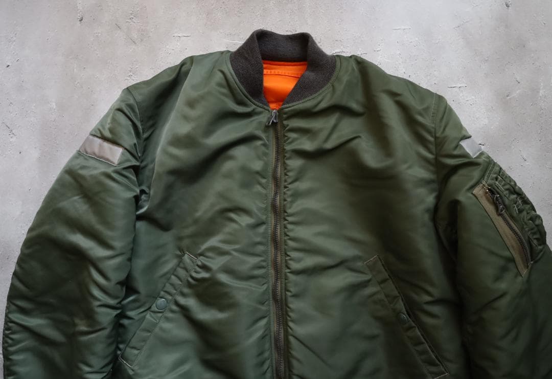 【Lサイズ】バズリクソンズ MA-1 Dタイプ リフレクター フライトジャケット