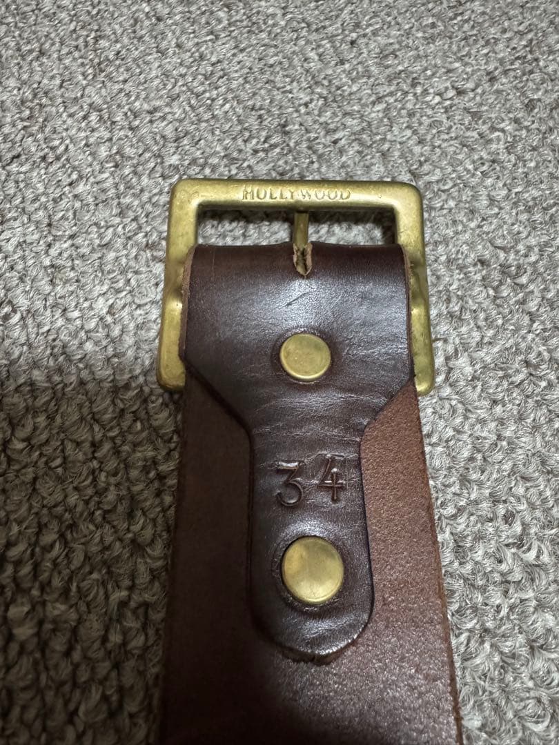 未使用級超美品 HTC ターコイズフラワースタッズベルト 34inch