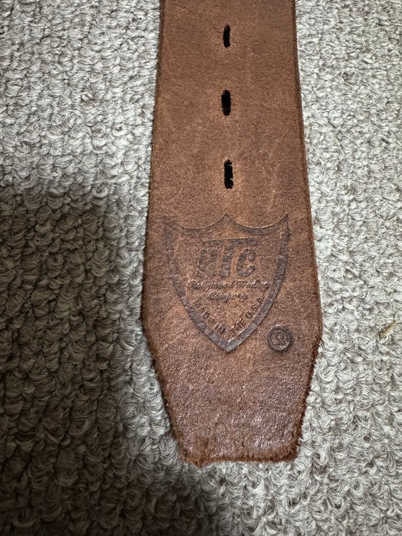 未使用級超美品 HTC ターコイズフラワースタッズベルト 34inch