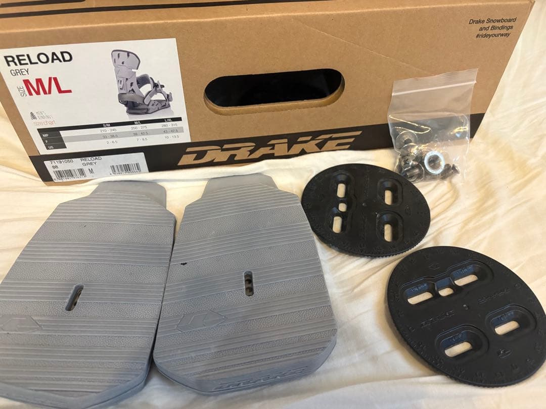 Drake RELOAD M/L スノーボードビンディング