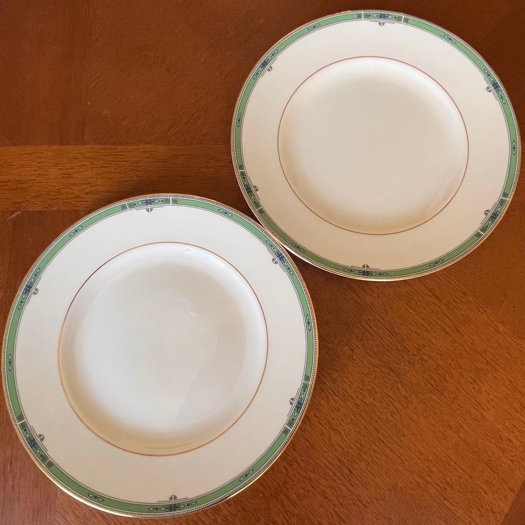 【黒壺美品】ウェッジウッド★JADE★トリオ　ペア