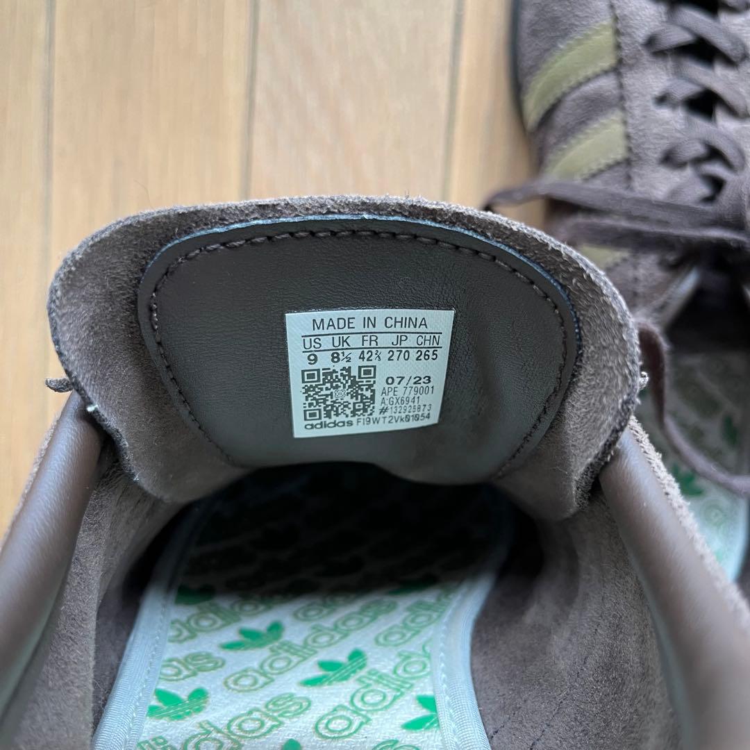 adidas tobacco gruen／アディダス タバコ US9