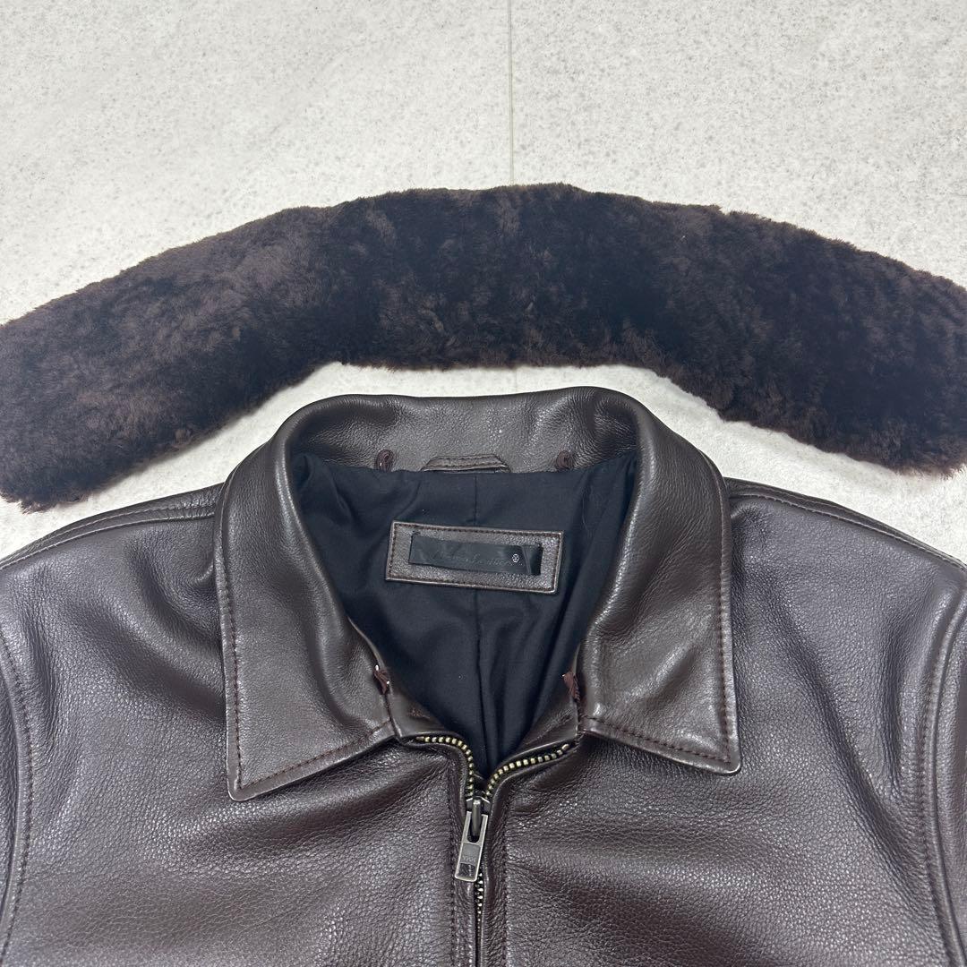 3L【Liugoo Leathers】A2 G1 牛革 フライト ジャケット