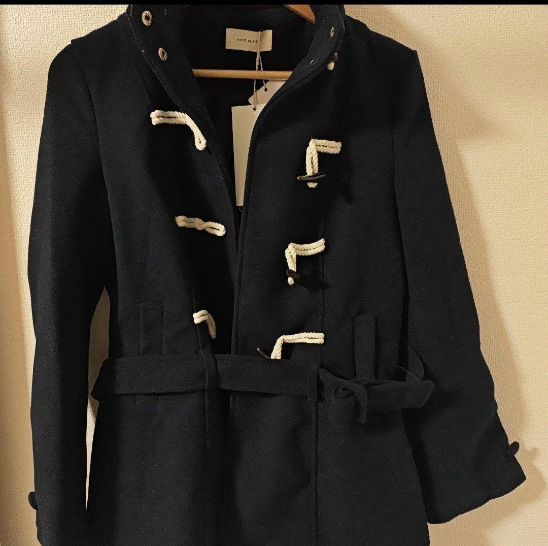 ジャケット・アウター Nicole fur belt jacket NAVY