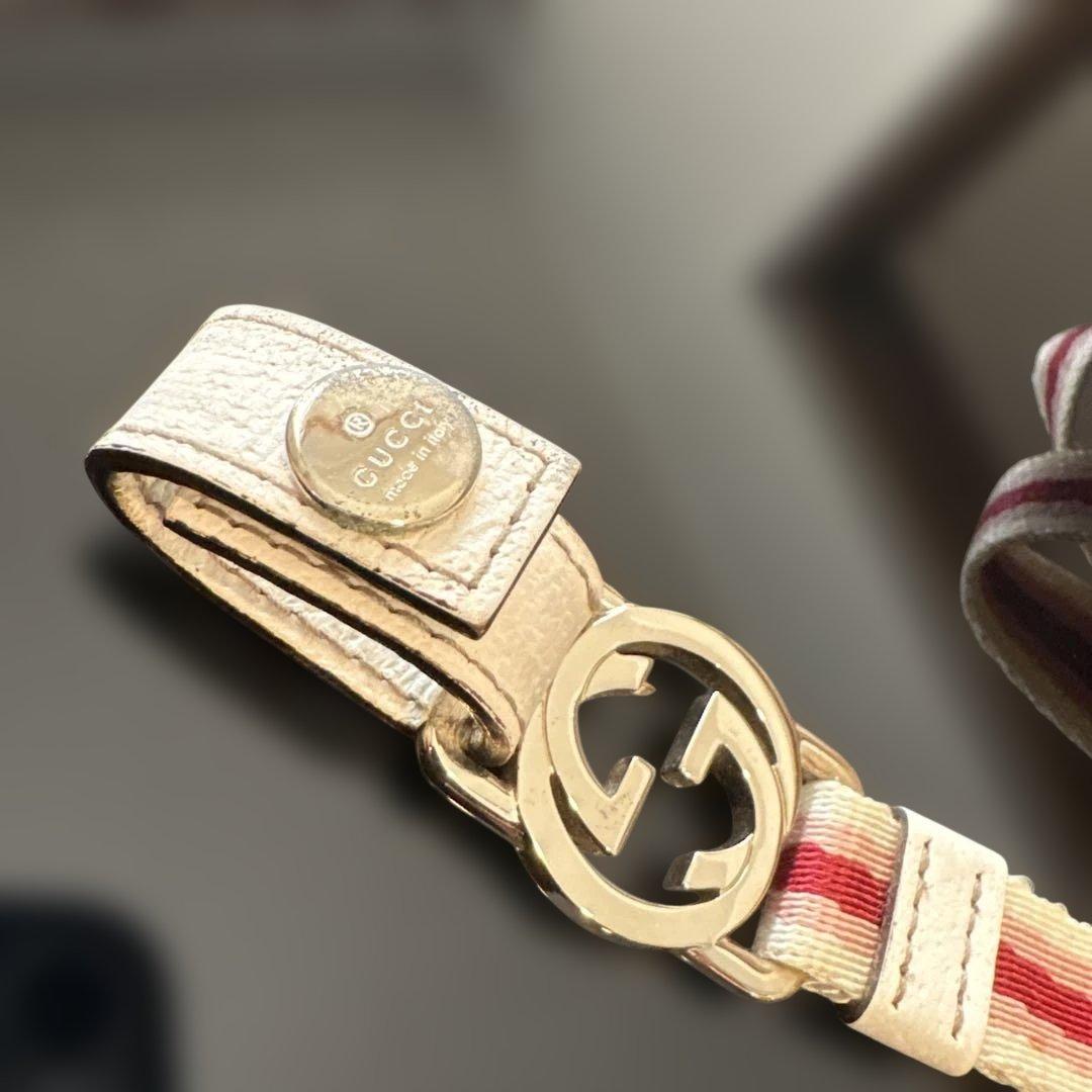 ✨GUCCI strap✨グッチストラップ　インターロッキング ネックストラップ