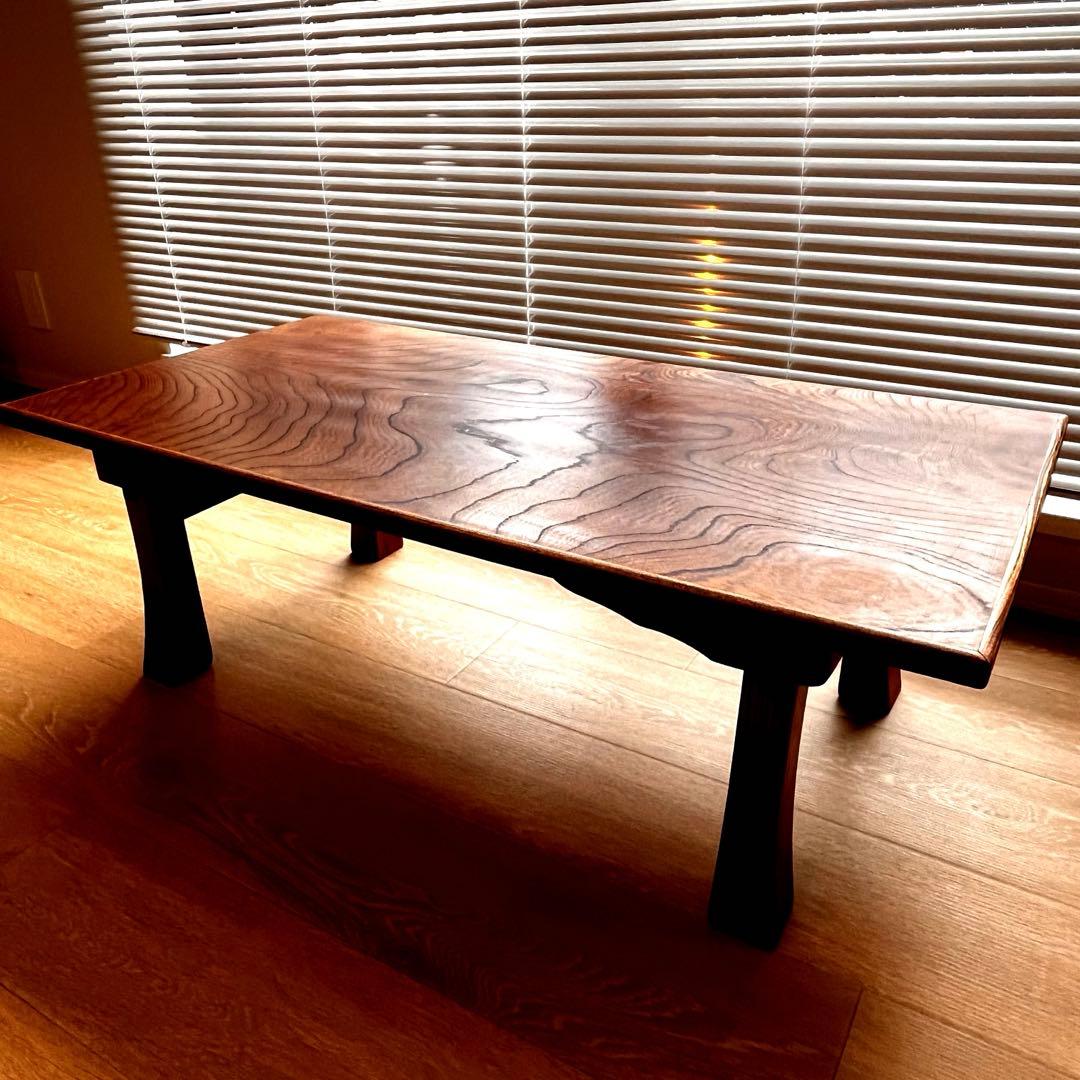 ヴィンテージ ローテーブル 座卓 木製 木目