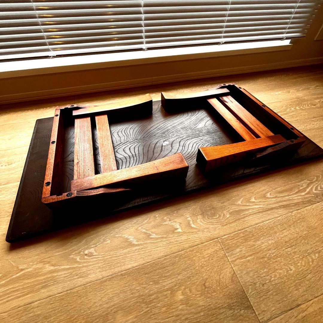 ヴィンテージ ローテーブル 座卓 木製 木目