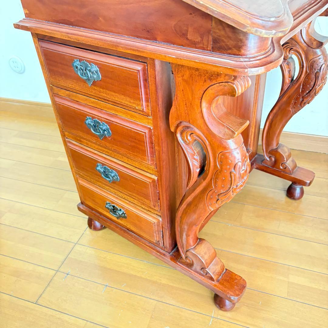 【希少・レトロ】英国アンティーク ダベンポートデスク ライティングデスク