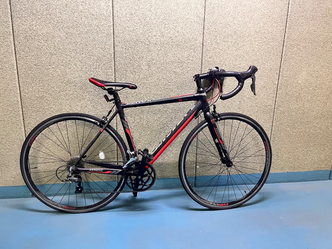 CANOVER　 ZENOS ロードバイク 3×7速 赤黒 　 引取大歓迎