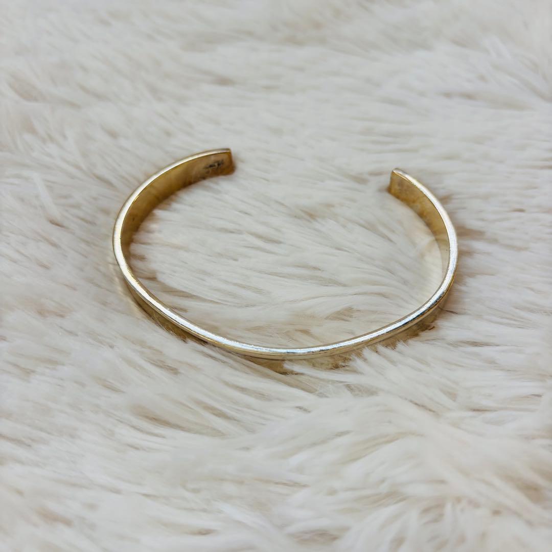 足銀 999 シルバー ブレスレット バングル 99.9 イニシャル 銀