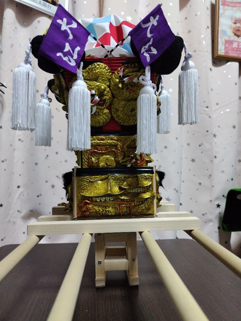 大江太鼓台ミニチュア