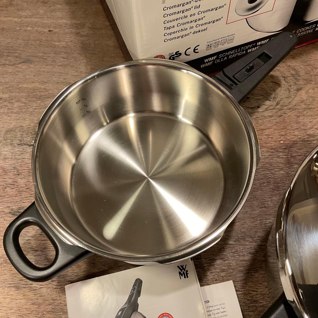 未使用！WMF ヴェーエムエフ 圧力鍋 4.5L,3L セット ステンレス蓋