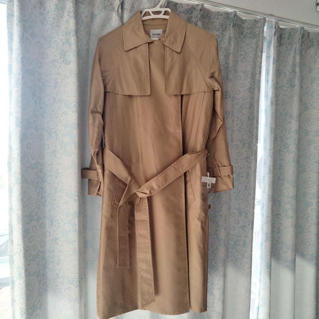 so close　ディノス　新品タグ付 絹100%ライナー付 トレンチコート S