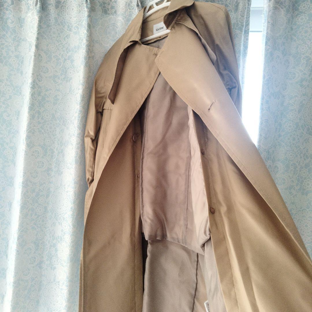 so close　ディノス　新品タグ付 絹100%ライナー付 トレンチコート S