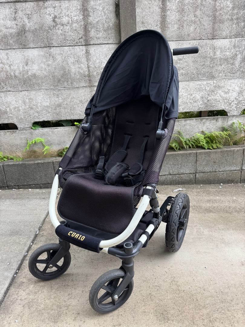 CURIO ベビーカー 涼しいメッシュシート付き　キュリオ ストローラー