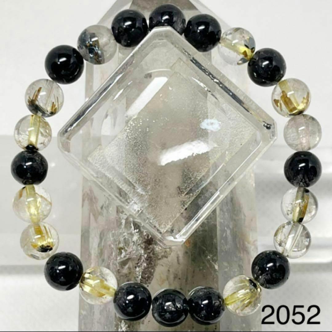 ルチルクオーツ　パワーストーンブレスレット　内径約14cm