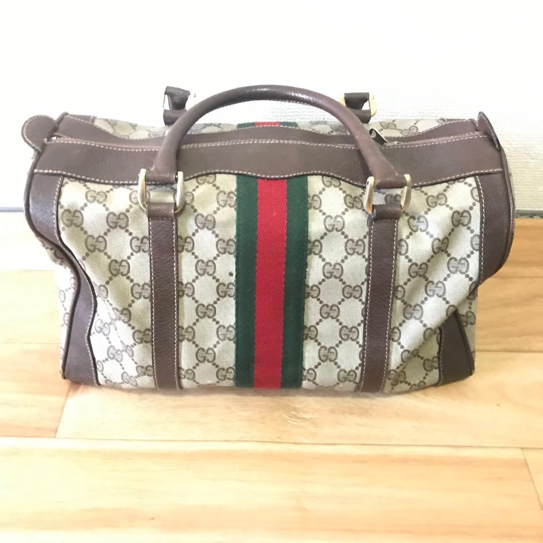 Gucci ボストンバッグ GGキャンバス