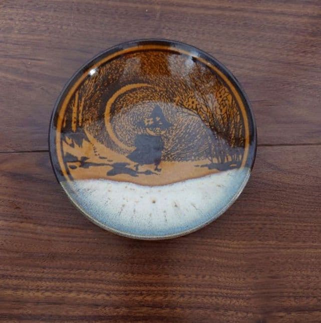 ムーミン　益子焼アマプロプレートセット 5枚 日本製