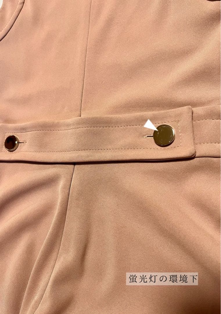 あめ　様　GUCCI くすみピンク フレアドレス　ノースリーブ XS