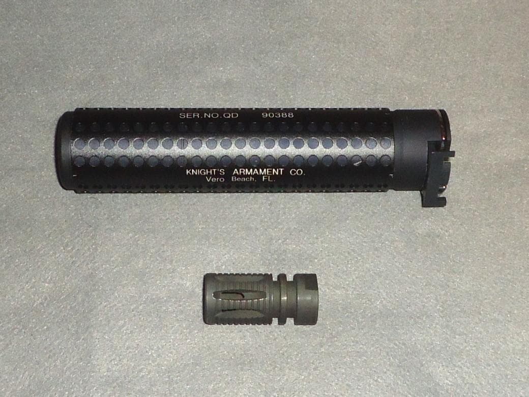 【未使用 美品】KAC NT-4 M4 QD サイレンサー 14mm CCW