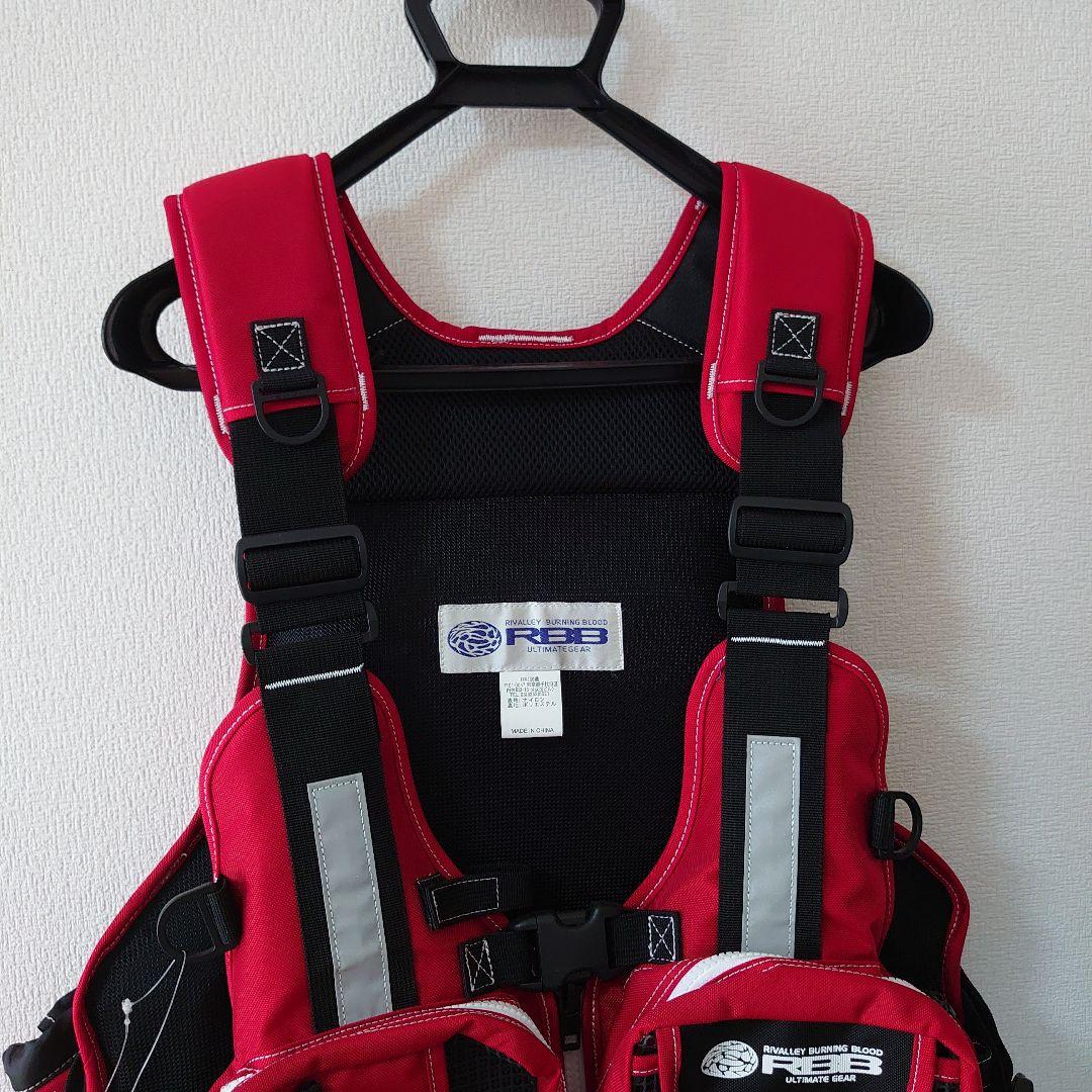 RBB ショートライフベストBV-14 レッド