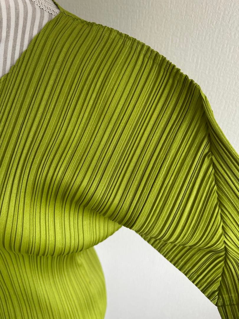 プリーツプリーズ トップス、ストールセット