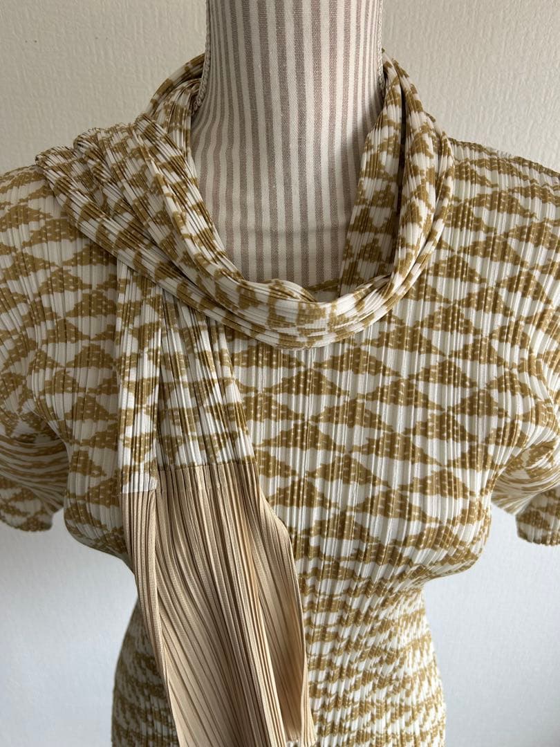 プリーツプリーズ トップス、ストールセット