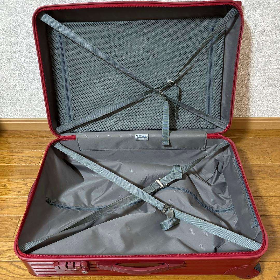 美品　RIMOWA リモワ　サルサ　レッド　キャリーケース　63L 2輪