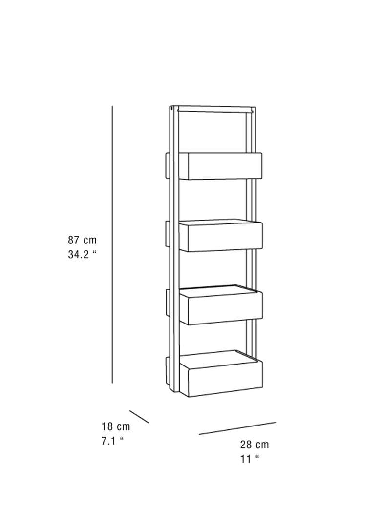 ZARA  定価¥18,990！アカシアストレージラック 4段 ③