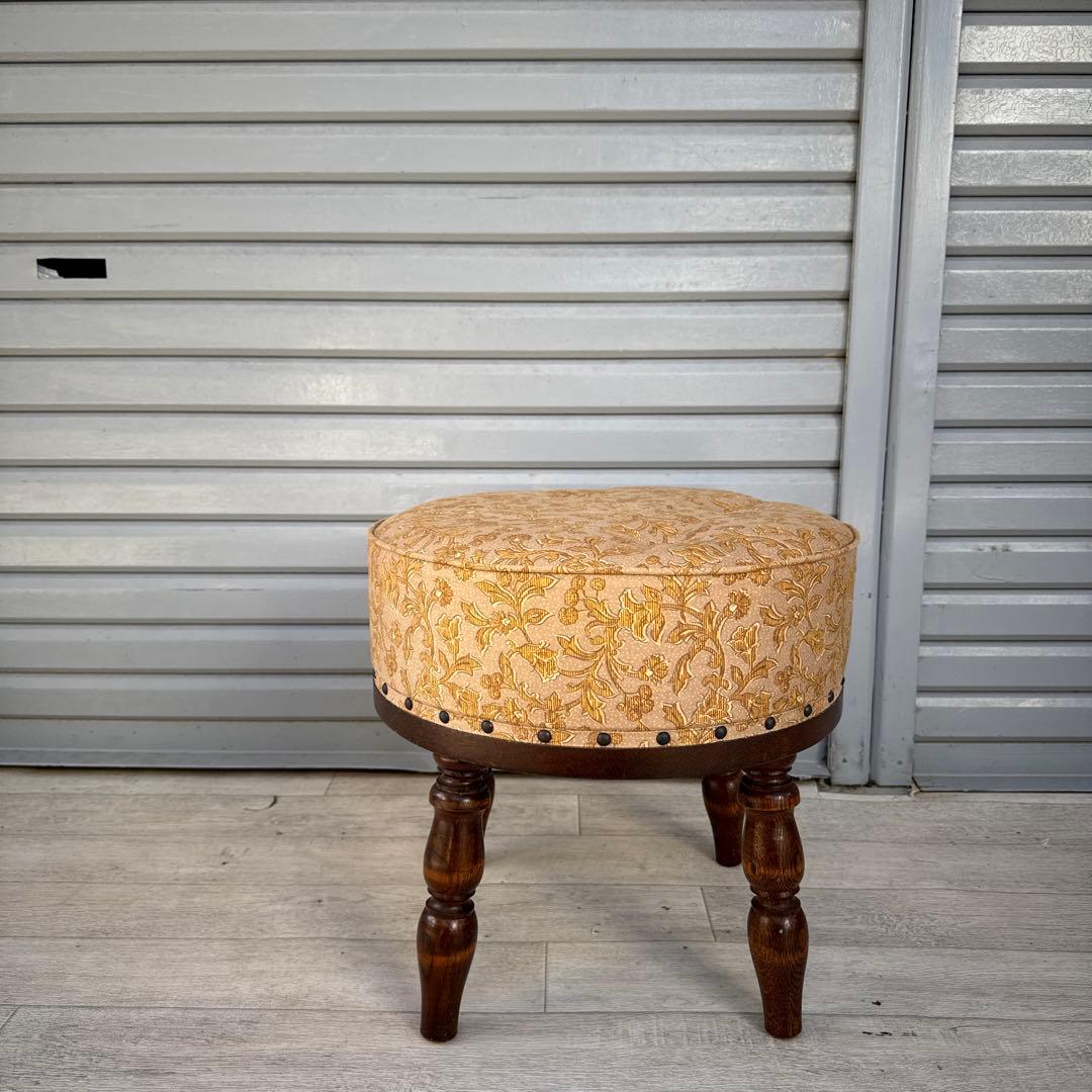 三越家具 ブルージュ オーク材 スツール 英国カントリー 椅子