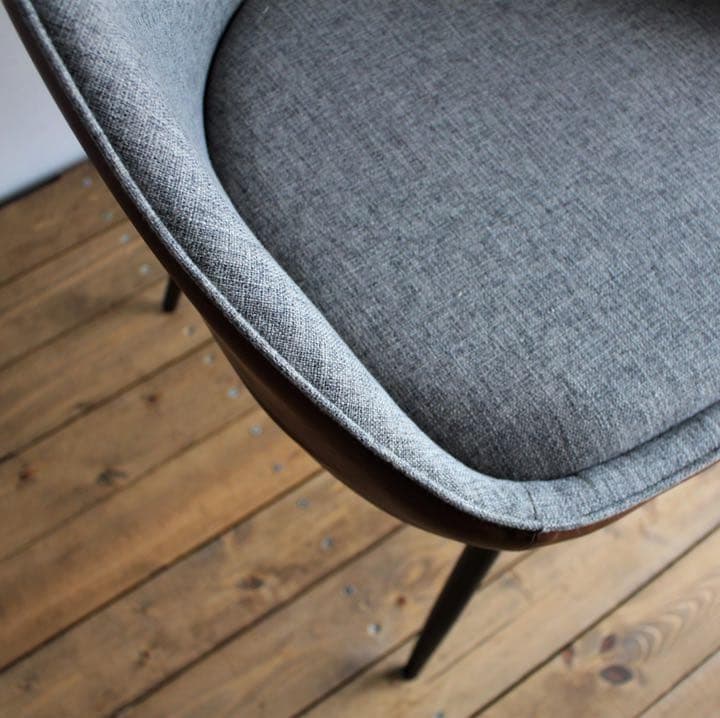 ラウンドシェル モダンチェア ダイニングチェア スチール脚 おしゃれ 椅子 家具