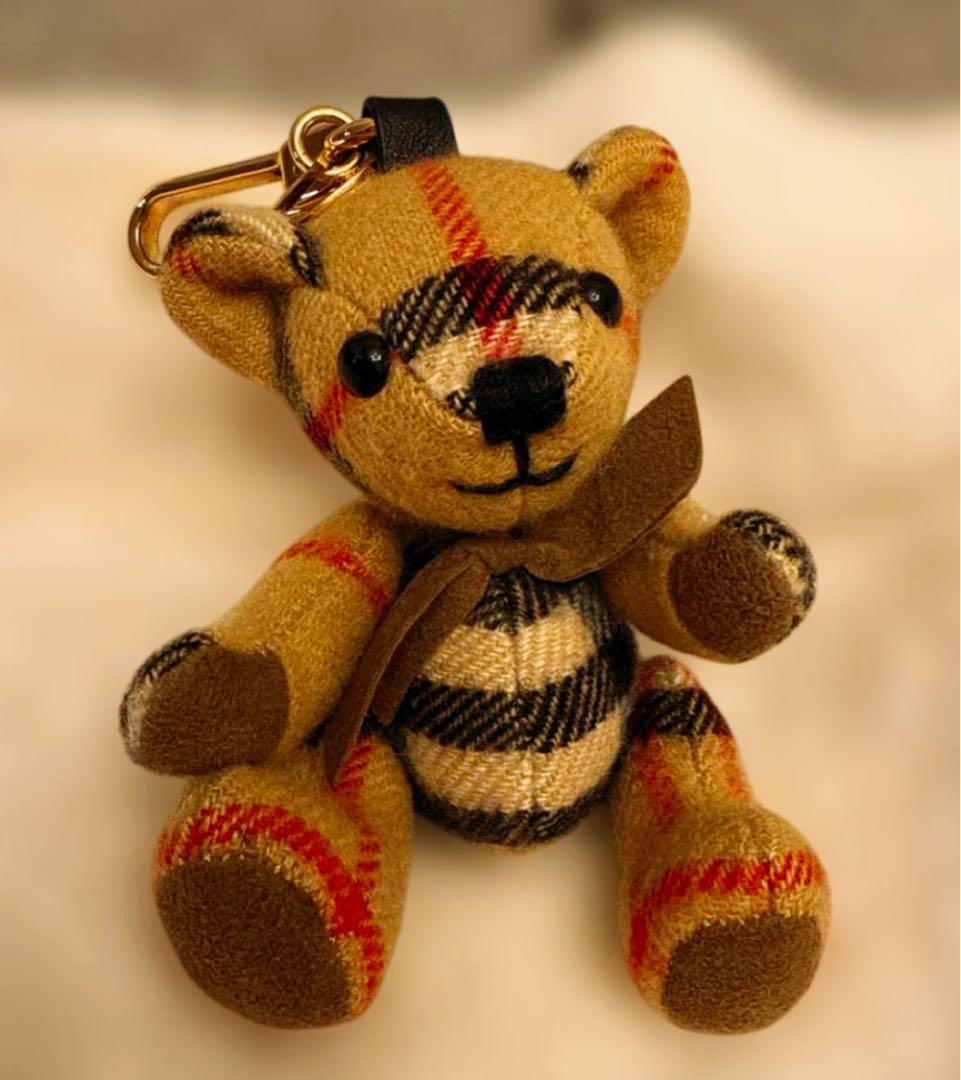 ★バーバリー トーマスベア チャーム バッグチャーム レディース★ほぼ未使用品★