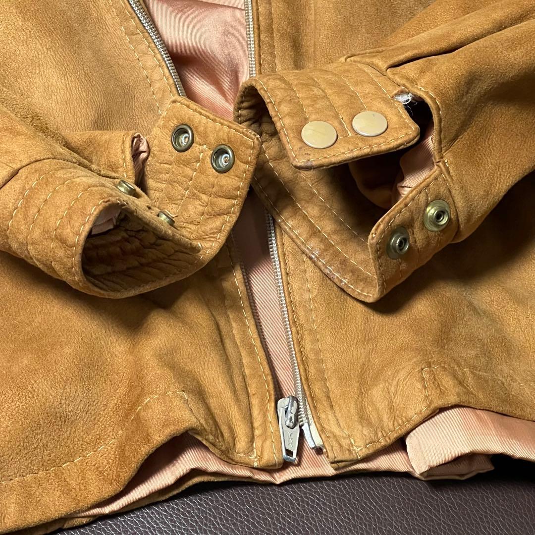 60sVintageバックスキン鹿革ブルゾン　USA製A&F originals