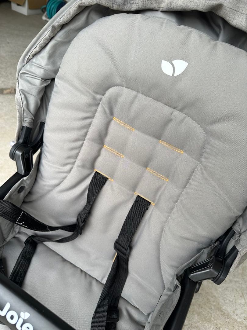 美品！Joie エヴァライトデュオ 二人乗りベビーカー グレー