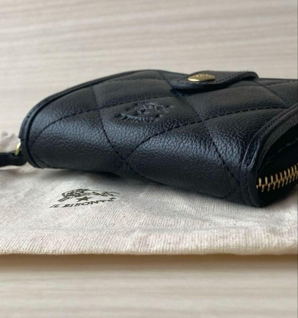 専用　イルビゾンテ IL BISONTE キルトレザー　二つ折り財布