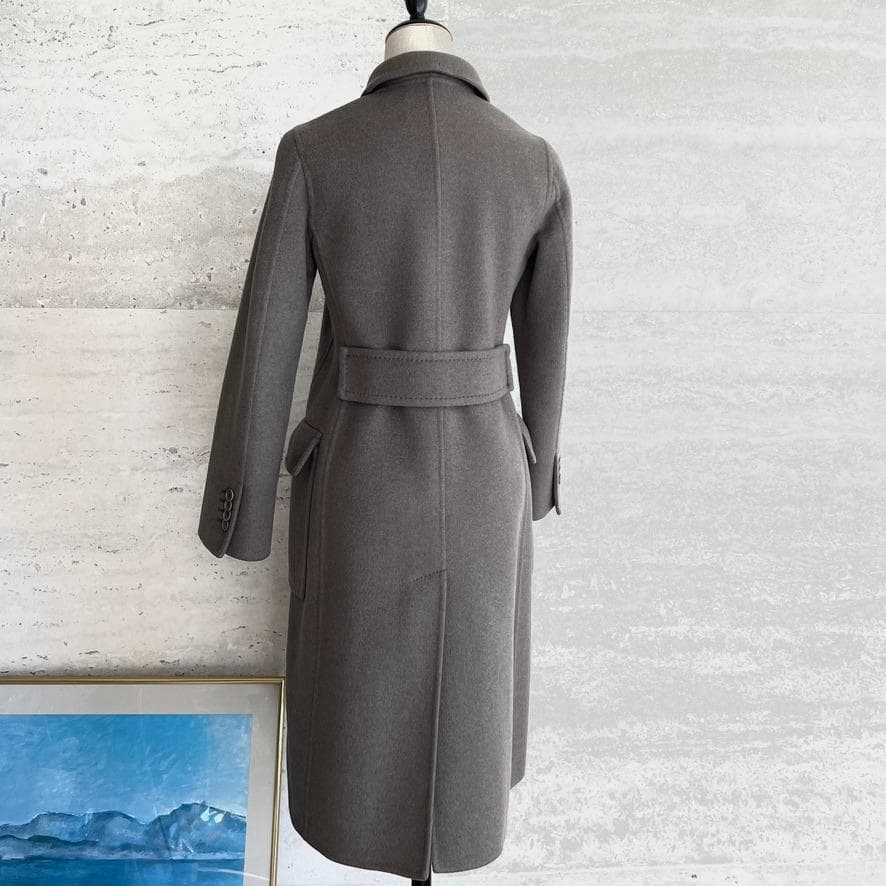 美品★LOROPIANA★肉厚ベビーカシミヤ★ダブルフェイス★ロングコート