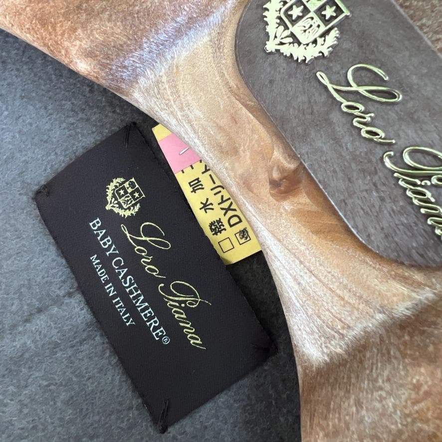 美品★LOROPIANA★肉厚ベビーカシミヤ★ダブルフェイス★ロングコート