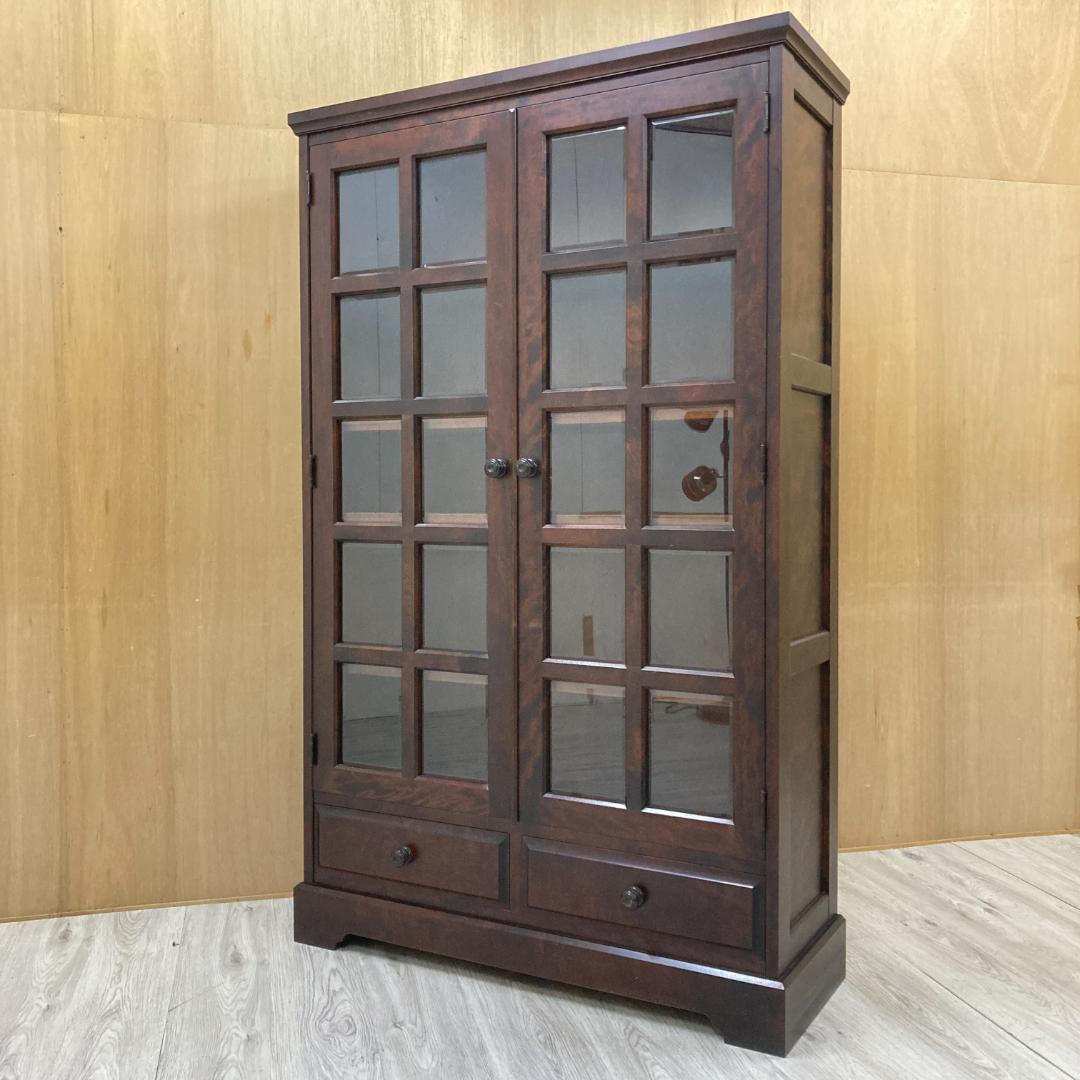 北海道民芸家具 ブックケース 本棚 書棚 収納棚 キャビネット 飾り棚