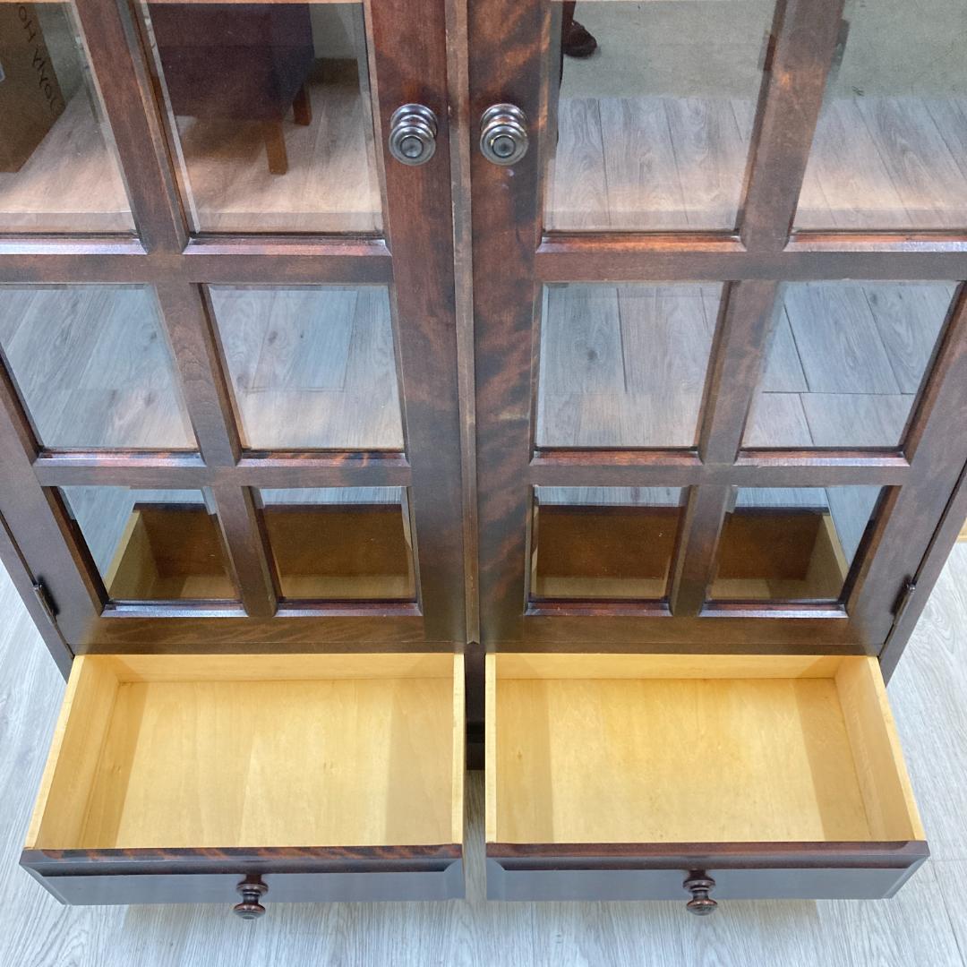 北海道民芸家具 ブックケース 本棚 書棚 収納棚 キャビネット 飾り棚