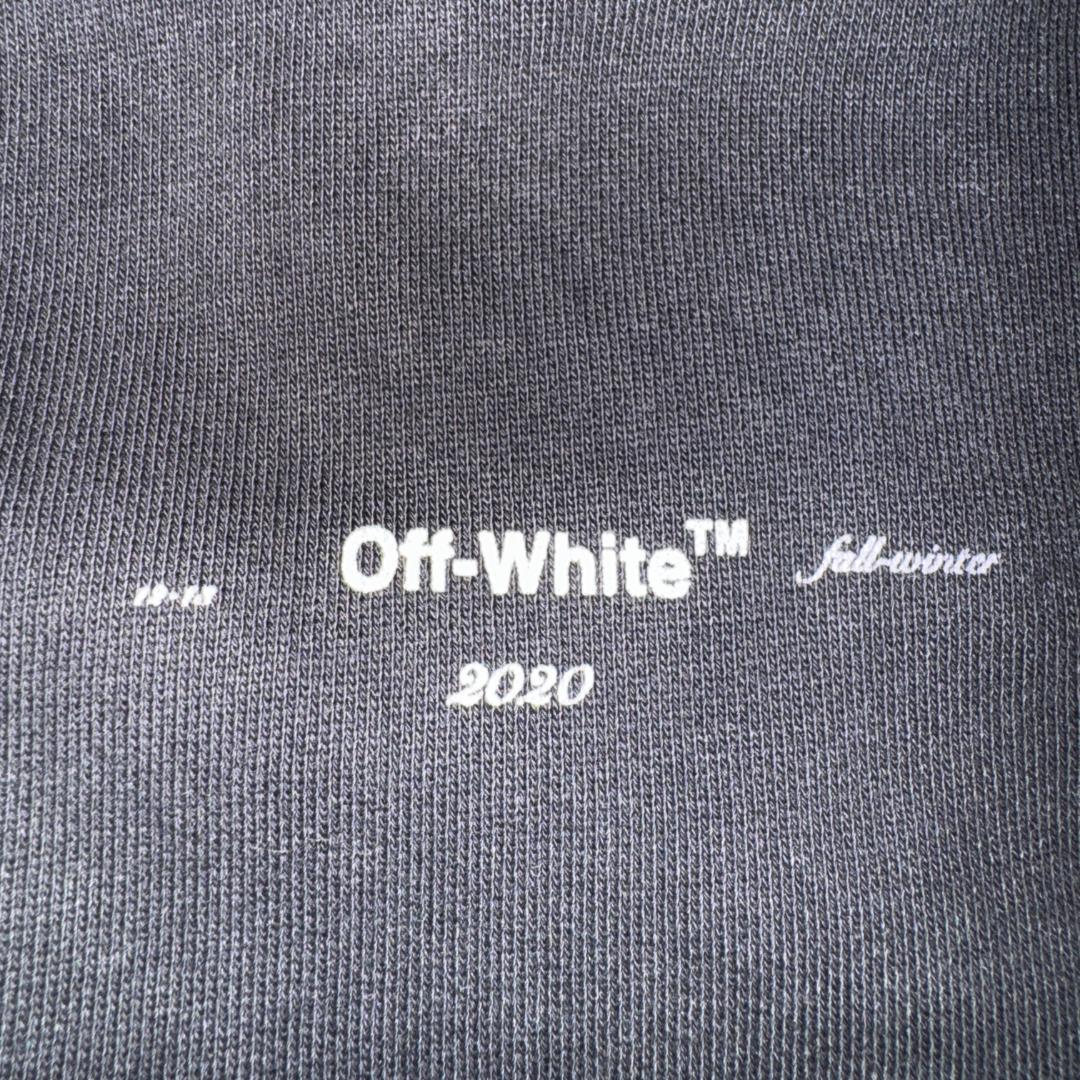 【入手困難モデル☆即完売】オフホワイト クロスアロー刺繍 フルジップパーカー