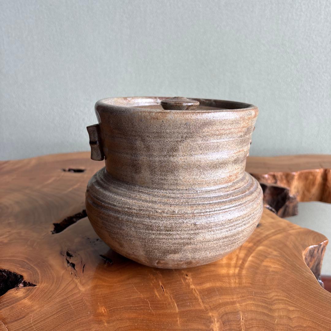 松古窯 佐久間芳山造 水指 茶道具